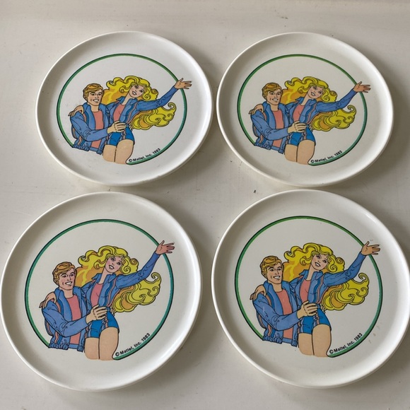 1983 Barbie Child Cook-n-Serve Playset of Dishes, Pots and Pans. Four of each. - Picture 2 of 12